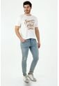 Jean Para Hombre Tennis, Jeans Super Skinny Plano Cintura Con Pretina de Tennis