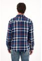 Tennis Camisa Manga Larga Con Diseño A Cuadros Multicolor Con Textura Lisa Para Hombre de Tennis