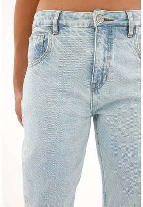 Tennis Jean Recto Tiro Alto Con Tela Especial Para Mujer