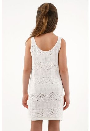 Vestido Corto Tejido Para Niña