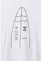 Tennis Camiseta Manga Corta Estampada Blanca De Ajuste Cómodo Para Hombre de Tennis
