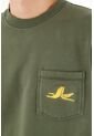 Buzo Unisex Verde Con Bolsillo De Parche de Tennis