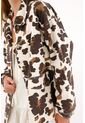 Tennis Chaqueta Cow Print De Botones Para Mujer de Tennis