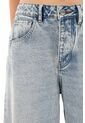 Tennis Jean Horseshoe De Tiro Bajo Azul Con Diseño Versátil Para Mujer de Tennis