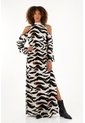 Tennis Vestido Largo Con Estampado Animal Print Para Mujer de Tennis