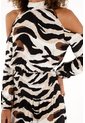 Tennis Vestido Largo Con Estampado Animal Print Para Mujer de Tennis