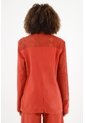 Chaqueta Roja Tipo Blazer Para Mujer de Tennis