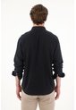 Tennis Camisa En Dril Liviano Manga Larga Negra Para Hombre de Tennis