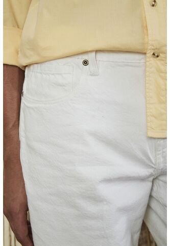 Tennis Bermuda Nudy Blanca Para Hombre Tennis