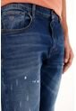 Tennis Jean Nudy Tiro Medio Con Desgaste Para Hombre de Tennis