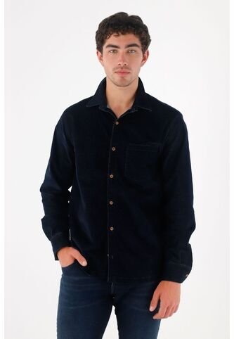 Tennis Camisa Clásica De Tacto Suave Azul Para Hombre Tennis