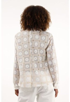 Tennis Chaqueta Tipo Blazer Con Detalles Tejidos Para Mujer