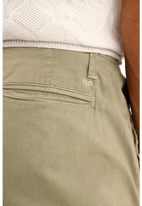Tennis Pantalón Tipo Chino Verde Con Caída Natural Para Hombre