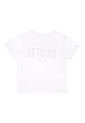 Tennis Camiseta Blanca Manga Corta Con Estampado De Ajuste Relajado Para Mujer de Tennis