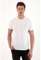 Tennis Camiseta Con Estampado En Espalda Blanca Con Estructura Suave Para Hombre de Tennis