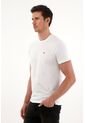 Tennis Camiseta Con Estampado En Espalda Blanca Con Estructura Suave Para Hombre de Tennis