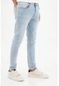 Tennis Jean Super Skinny Lavado Claro Para Hombre de Tennis