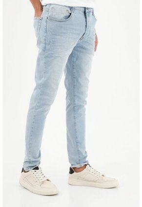 Tennis Jean Super Skinny Lavado Claro Para Hombre