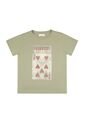 Camiseta Verde Con Estampado De Corazones Para Mujer de Tennis