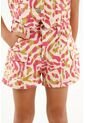 Short Con Estampado Animal Print Para Niña de Tennis