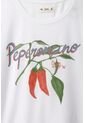 Tennis Camiseta Básica Estampada Blanca Con Acabado Liso Para Mujer de Tennis