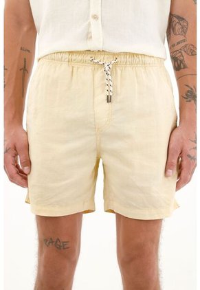 Bermuda Amarilla Con Cordón Ajustable Para Hombre