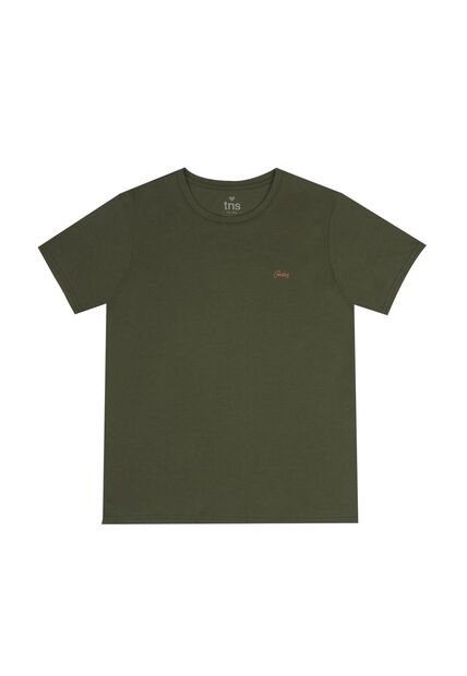 Tennis Camiseta Estampada Verde Para Hombre