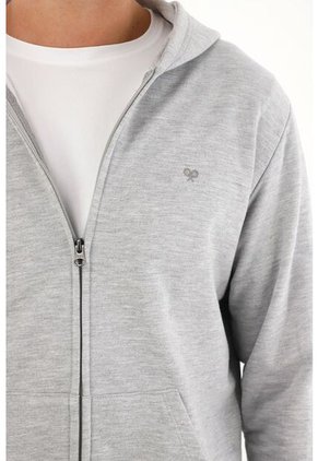 Tennis Buzo Gris Manga Larga Para Hombre