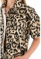 Tennis Camisa Crop Con Estampado De Animal Print Para Mujer de Tennis