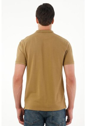 Tennis Polo Café 100% Algodón Para Hombre