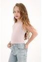 Camiseta Tipo Esqueleto Rosada Para Niña de Tennis