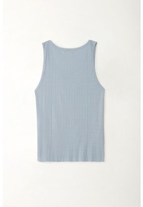 Tennis Camiseta Manga Sisa Azul Para Mujer