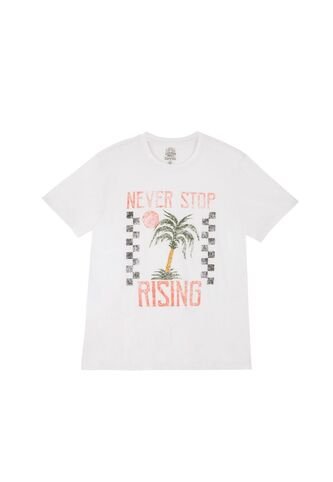 Tennis Camiseta Blanca En Algodón Para Hombre Tennis