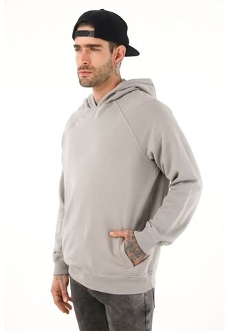 Tennis Buzo Tipo Hoodie Gris Con Estampado Para Hombre Tennis