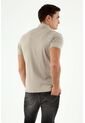 Camiseta Polo Gris Con Bordado Para Hombre de Tennis