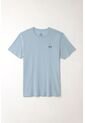 Tennis Camiseta Básica Azul Con Textura Suave Para Hombre de Tennis