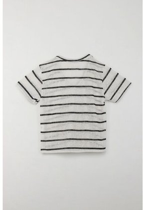 Tennis Camiseta Con Diseño Preteñido A Rayas Para Mujer