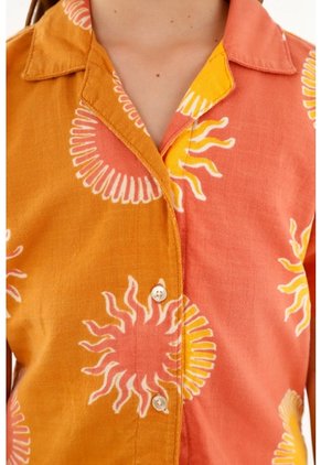 Camisa Naranja Para Niña