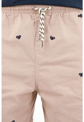 Bermuda Café Preteñida Para Hombre