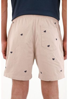 Bermuda Café Preteñida Para Hombre