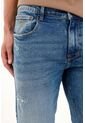Tennis Jean Nudy Con Desgastes Localizados Azul De Ajuste Relajado Para Hombre de Tennis