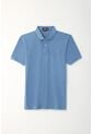 Tennis Polo Azul Con Raqueta Multicolor Con Diseño Versátil Para Hombre de Tennis