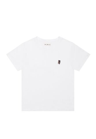 Tennis Camiseta Blanca Con Estampado Para Mujer Tennis