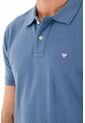 Tennis Polo Azul Con Raqueta Multicolor Con Diseño Versátil Para Hombre de Tennis