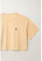 Tennis Camiseta Con Estampado En Punto Corazón Crudo De Silueta Ajustada Para Mujer de Tennis