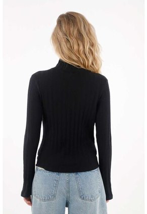 Tennis Camiseta Cuello Tortuga Con Acabado Ligero Para Mujer
