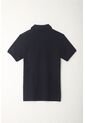 Tennis Polo Azul Cuello Tejido Para Hombre de Tennis