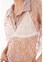 Tennis Camisa Morada Con Transparencia Y Lentejuelas Para Mujer de Tennis