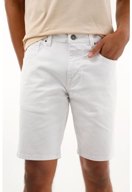 Tennis Bermuda Nudy Blanca Para Hombre