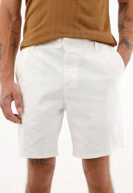 Bermuda Crudo Tipo Chino Para Hombre